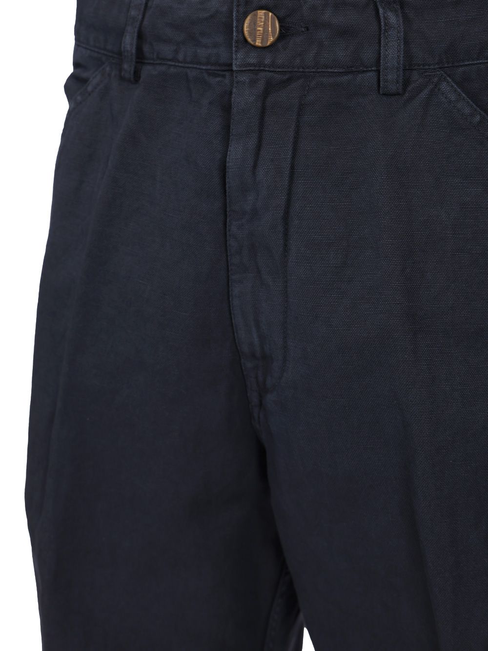 Original Vintage Cotton And Linen Blend Trousers - Light blue | a4747d12a5e40311034034ebbc15fe2f342b0e2e