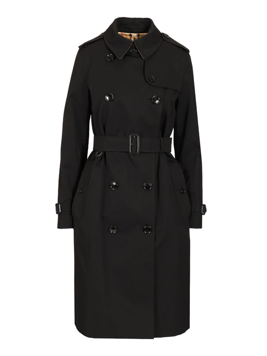 Heritage Kensington Long Trench Coat Coats Nero