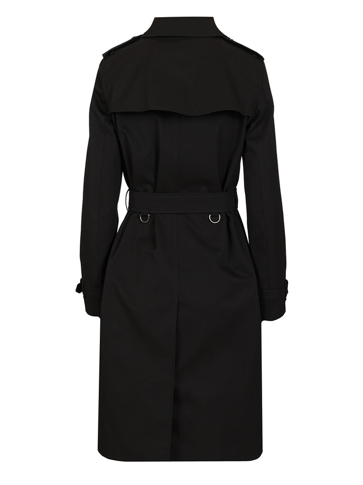 Burberry Heritage Kensington Long Trench Coat Coats - Nero | a8e68aef69d25995c29b96741d2ca69871e77972
