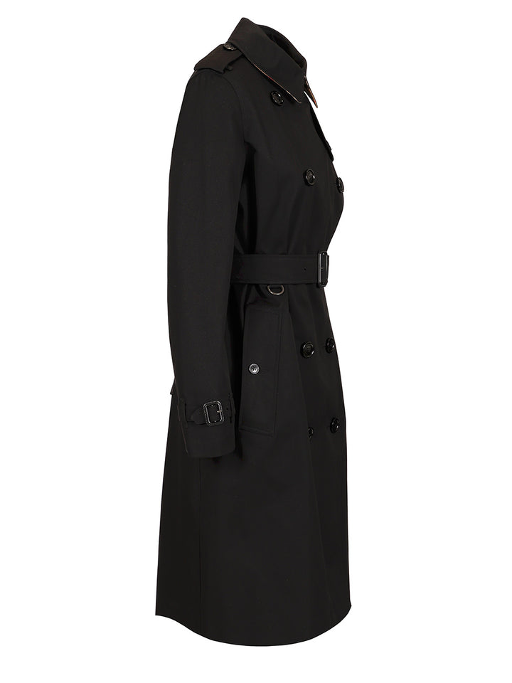 Burberry Heritage Kensington Long Trench Coat Coats - Nero | c8fcde2a2b1d4194bd7556458d1203aba22ad06c