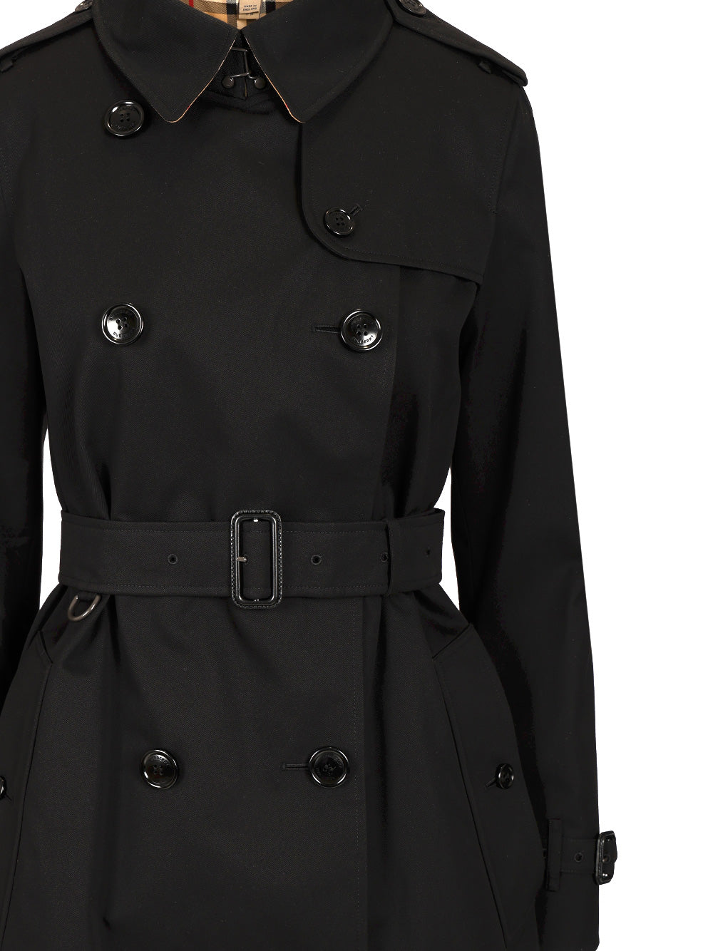 Burberry Heritage Kensington Long Trench Coat Coats - Nero | 9ac613e10078081d42a19268594191f698172070