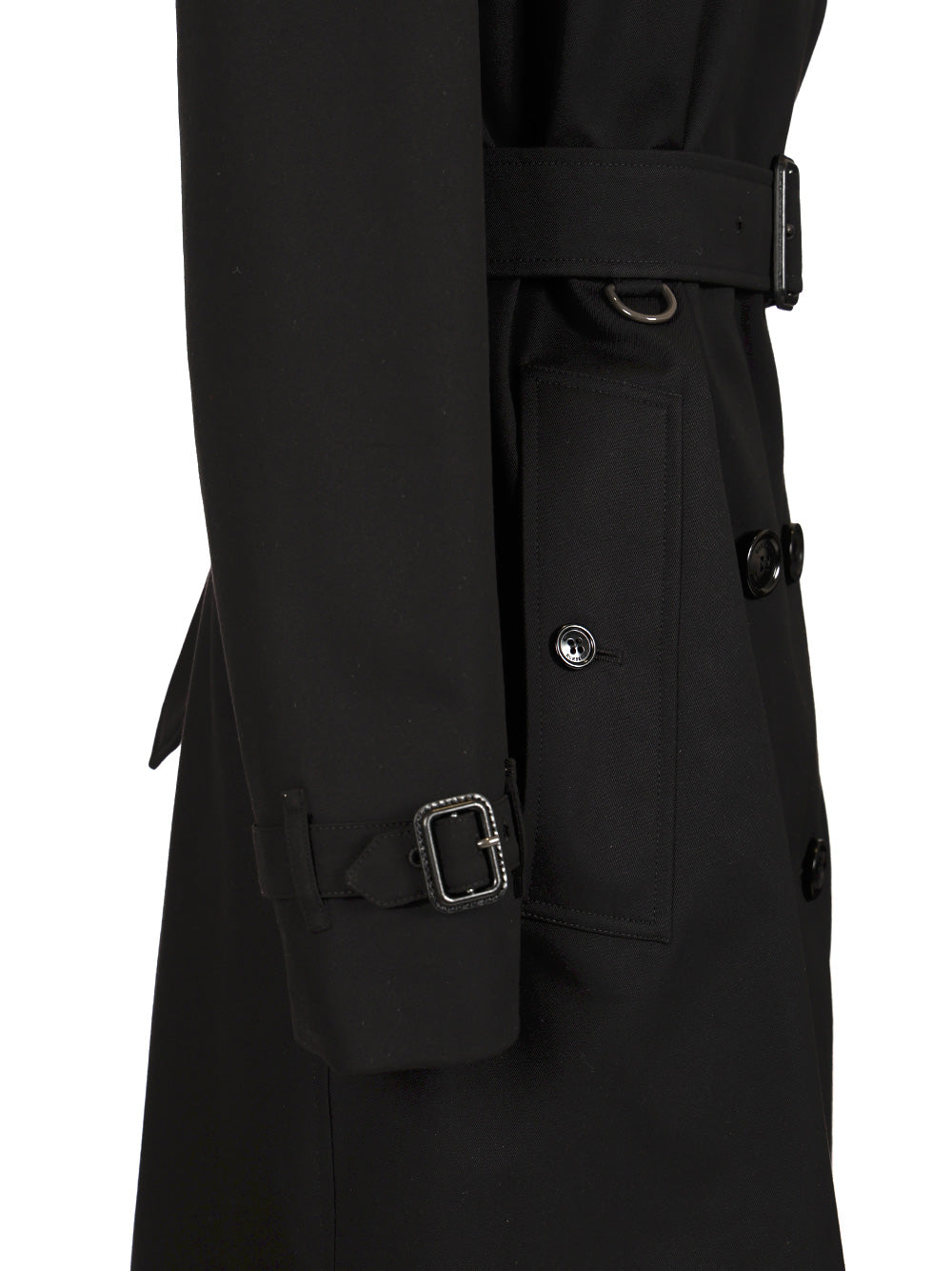 Burberry Heritage Kensington Long Trench Coat Coats - Nero | 0f51e6d0e909e71fd9175eabe75b1b577a33a195