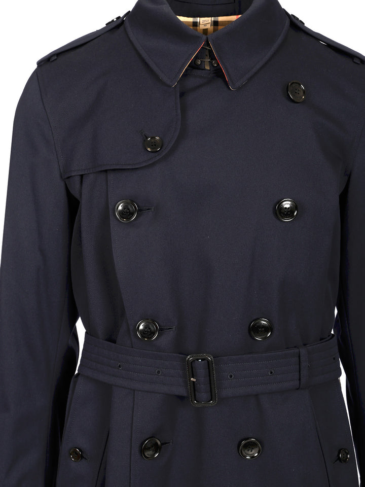 Burberry The Kensington Coats - Blu | 79c8f73131986680d5af4443d0289e259adb45d0