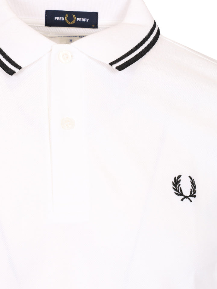 Comme Des GarçOns Shirt Polo Comme Des Garçons Shirt X Fred Perry Polo shirt - Bianco | 39434cc19cc8bf0322c14b0f3fe4a90521b6538a