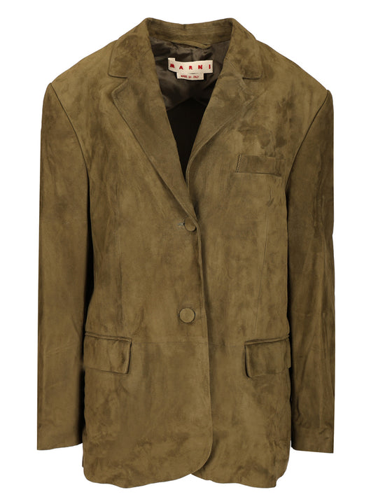 Suede Jacket Giacche Verde