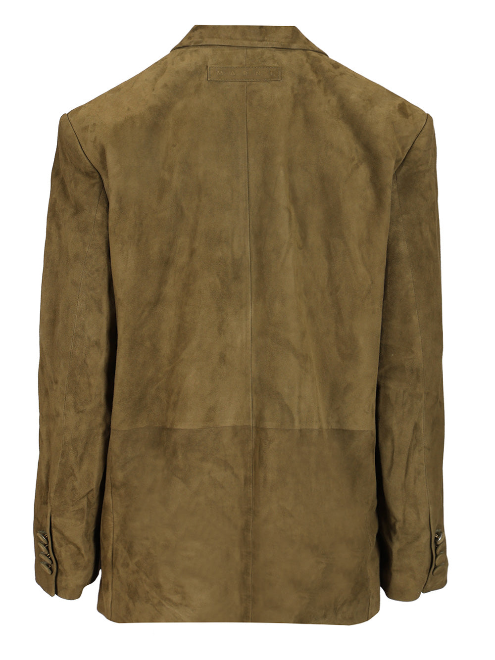 Marni Suede Jacket Giacche - Verde | 985277c06009585bbb2361f4dbbd7c183b6d3e44