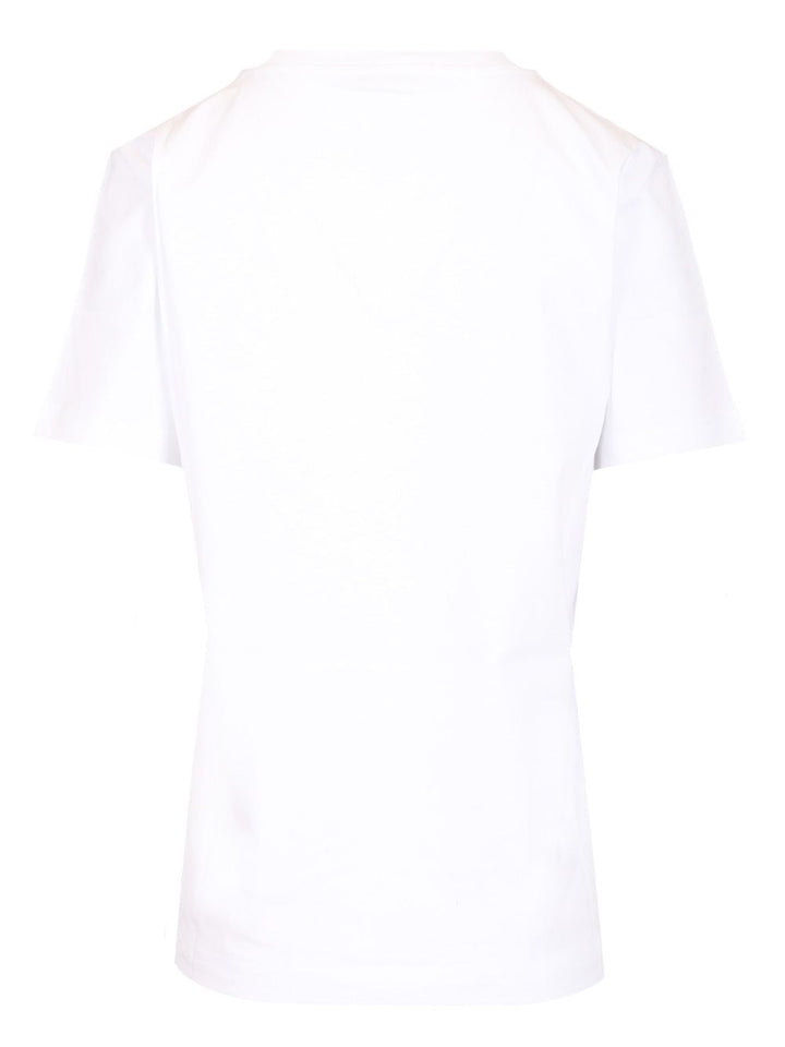 Marni Scribbled Logo T-Shirt - Bianco | 43f240e978f4de25298a482bd8f62a229f143ec3