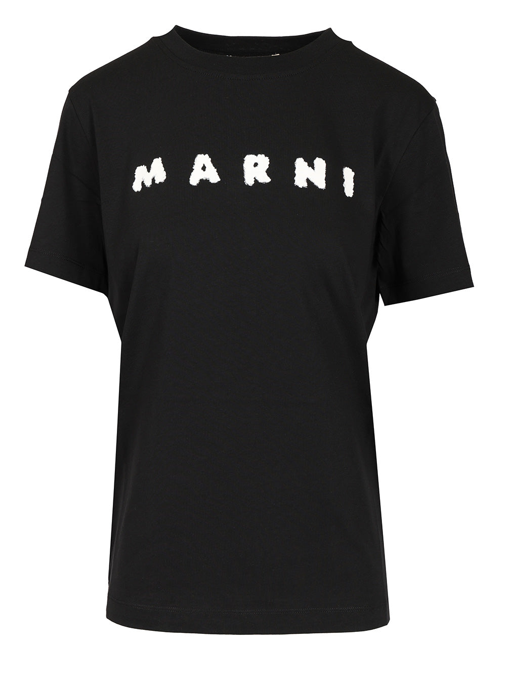 Marni Scribbled Logo T-Shirt - Nero | ed2211e99baabb64fda5d427eb5a4da14edd289c
