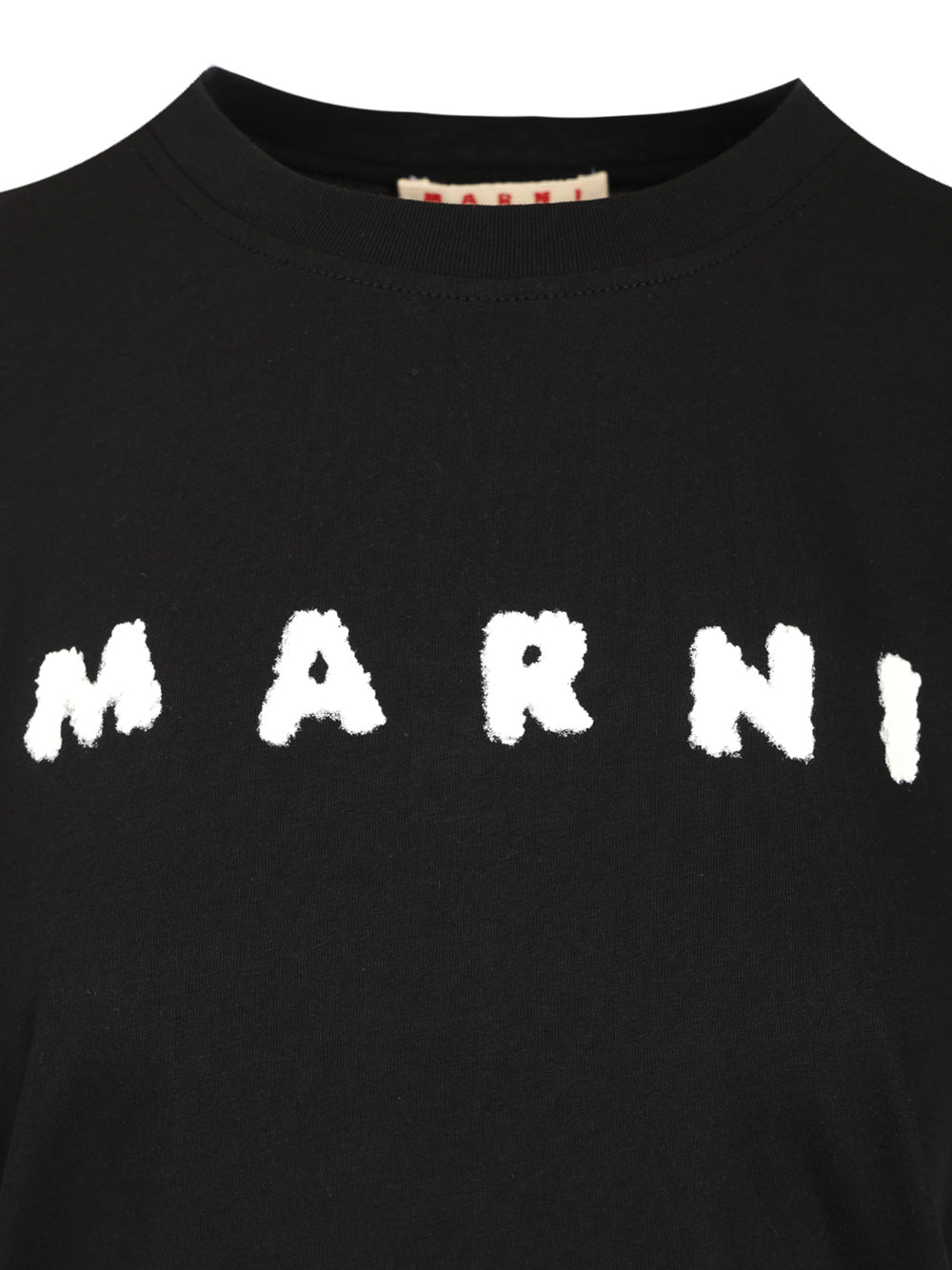 Marni Scribbled Logo T-Shirt - Nero | f8e159a62f3243881942bfbd9a847546482cf068