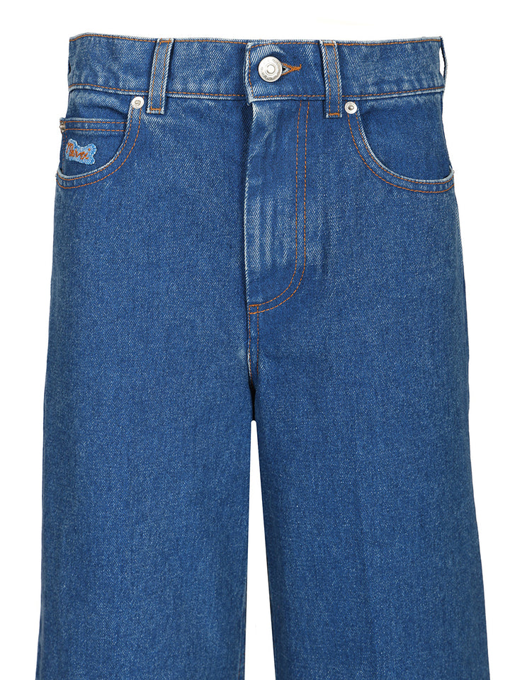 Marni Wide-Leg Jeans - Blu | 741a8973dcef10a1335376c58117da05fd89c781