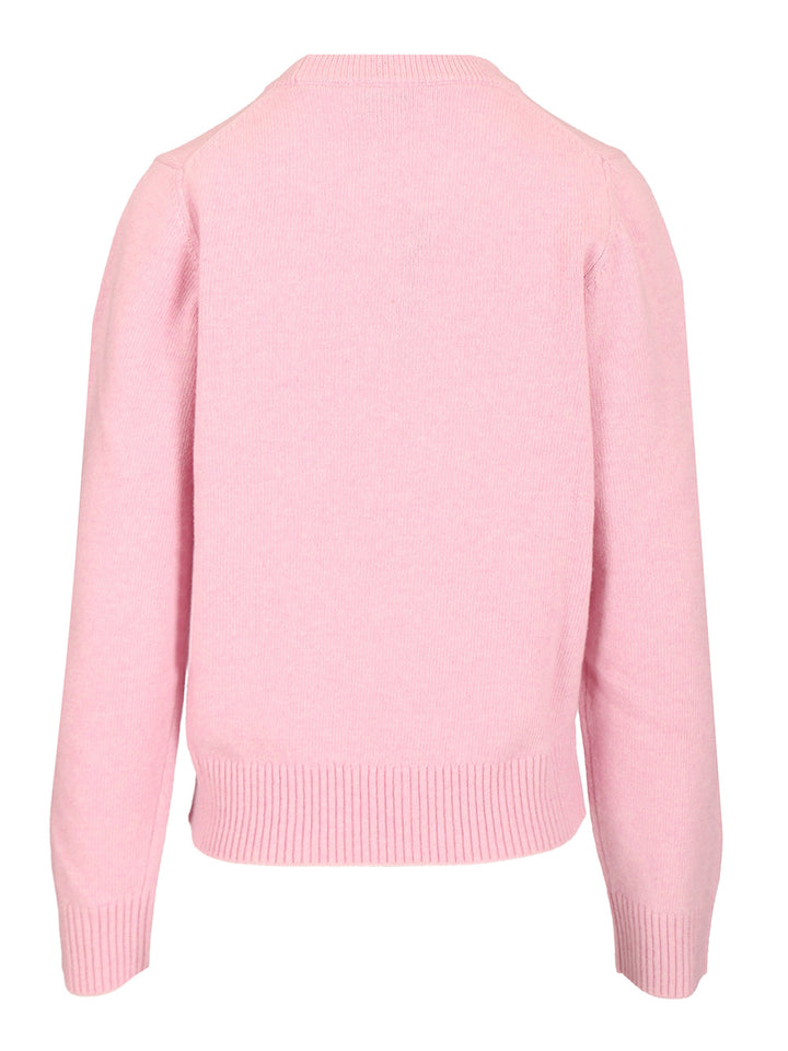 Ganni Graphic Sweater Knitwear - Rose | 9769ae897a2ed6531b3f20fb24c44d2ff7da0f97