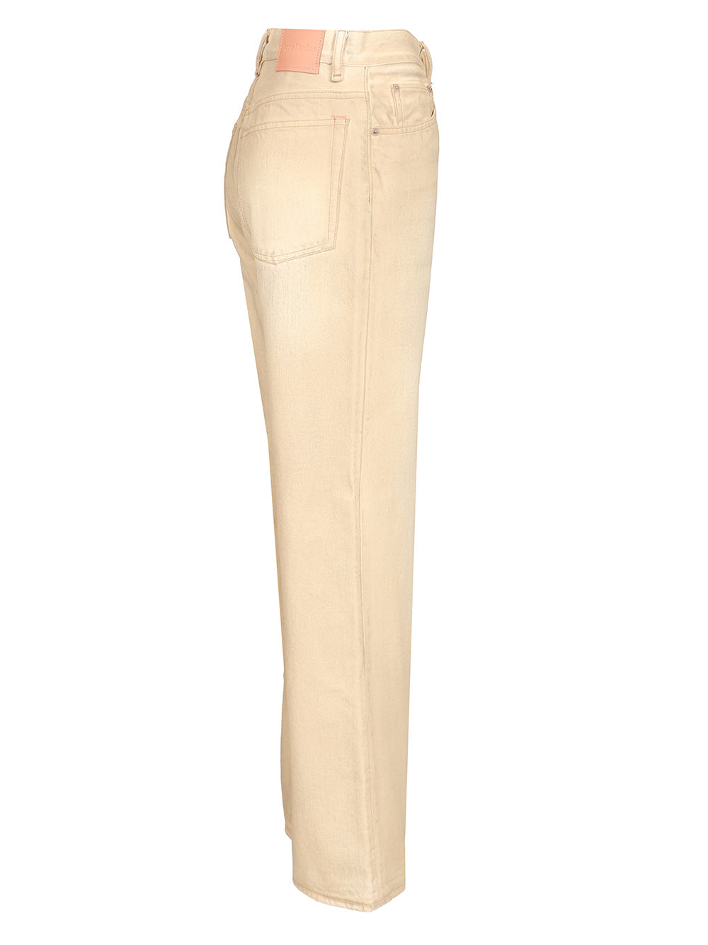 Acne Studios Wide Leg Jeans Trousers - Beige | ae7d00aa5b85947aa03fa50d795272bb27416038