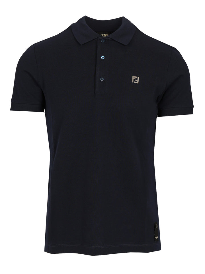 Fendi Piquet Polo Polo shirt - Blu | 5e1f31b15202352b75fc9ec137a82a6c22548831