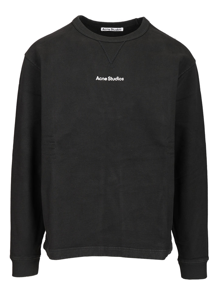 Acne Studios Cotton Sweatshirt Sweatshirts - Nero | 757ff7c2155795381bbe5fae18af749f5df39560