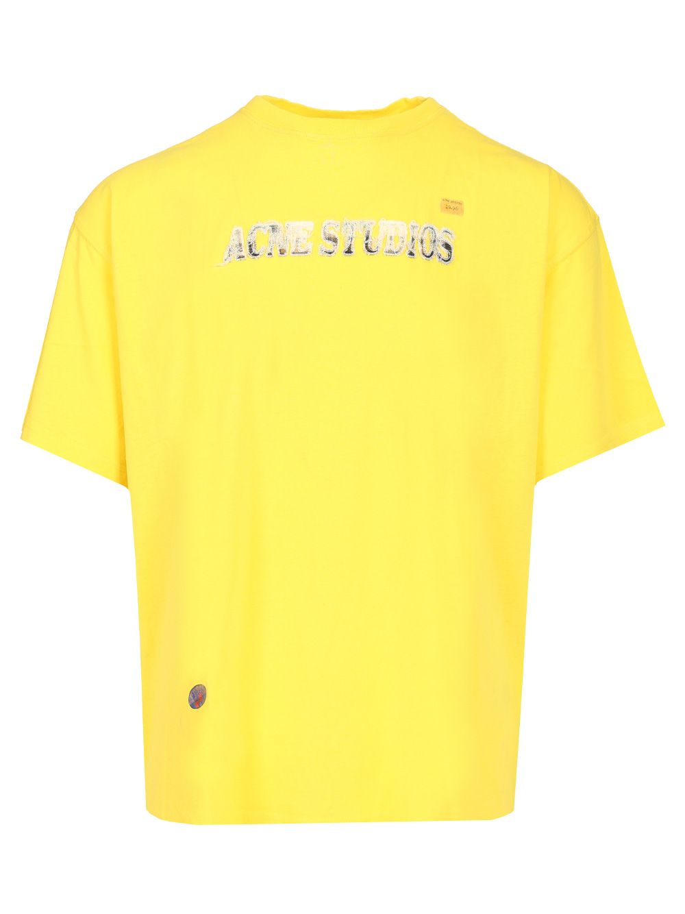 Acne Studios Jersey T-Shirt - Giallo | affdd7dac144f5ac32bb465d65bb84b5264d868a