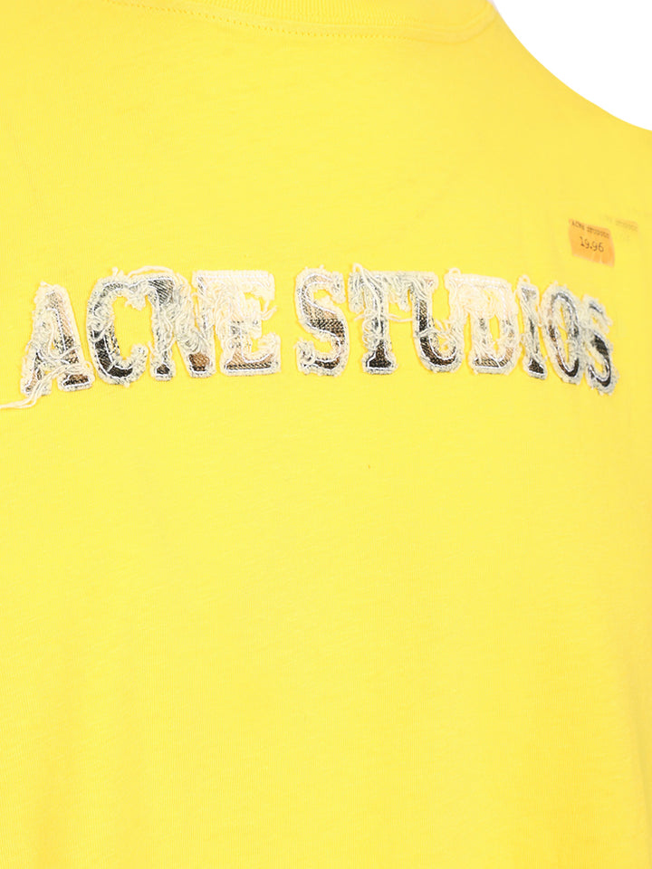Acne Studios Jersey T-Shirt - Giallo | 5c7cf1d7ceee40c2f9ca94fe0e7813dd3153a8e6