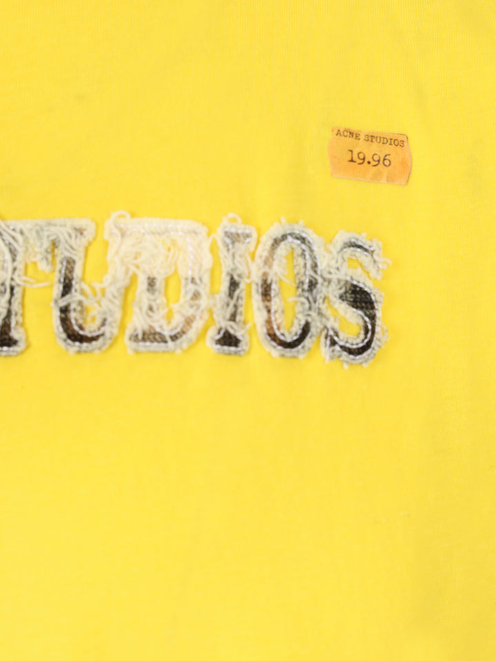 Acne Studios Jersey T-Shirt - Giallo | 9145d5cc56681d633cec813d746983b185de3d1c