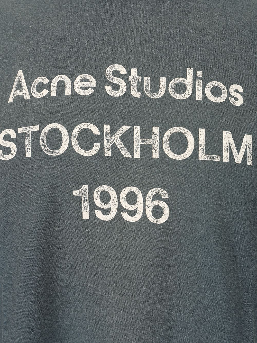 Acne Studios Cotton And Hemp T-Shirt - Blu | ebab55d6cc1aa2baf16b219ff6d15d04d5dce2b9