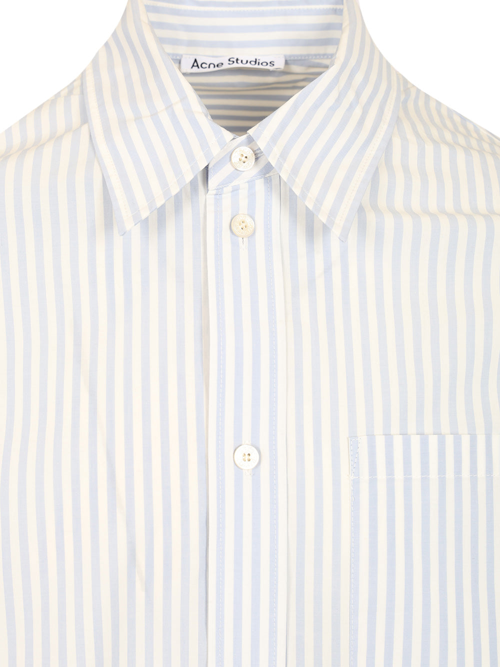 Acne Studios Striped Shirt Shirts - Blu | 946bdceeabbb8ebb985323810115d37c0a9239e7