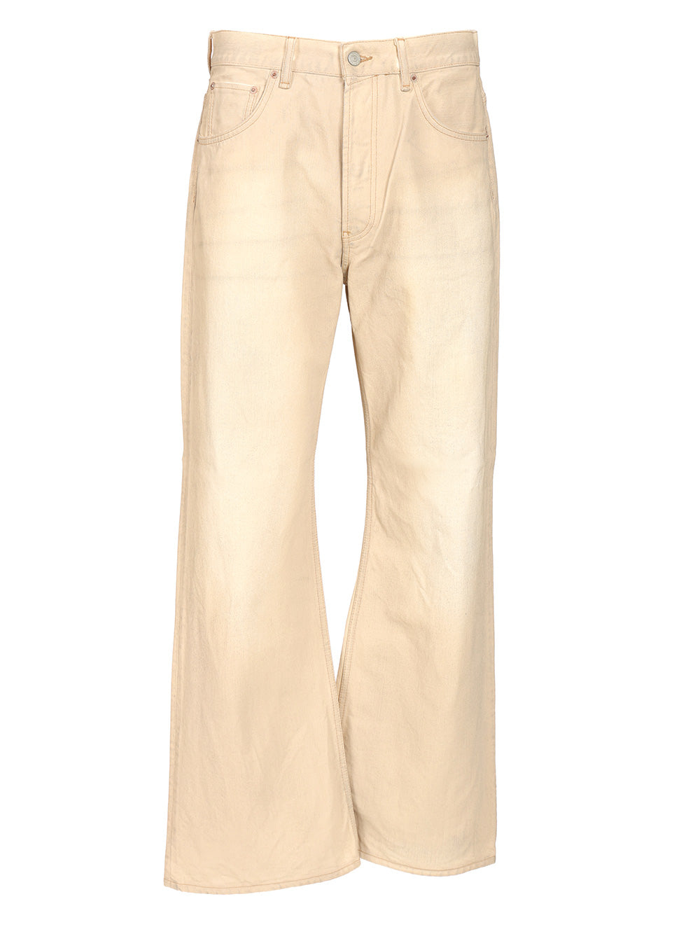 Acne Studios Denim Jeans Trousers - Beige | aa9480015506e4bbdf4825c425241cfede1607a2