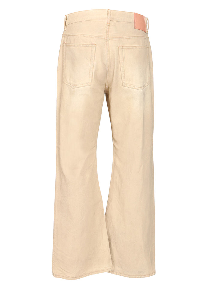Acne Studios Denim Jeans Trousers - Beige | efb5edadc058533d8ff06c9a89c1a53f66ee5eb7