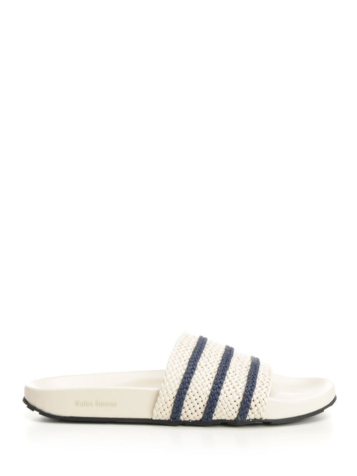 Adidas X Wales Bonner Adilette Sandali - Bianco | 2ec7a16cbbad31efc43a2f830fa57fe6bac03a3e