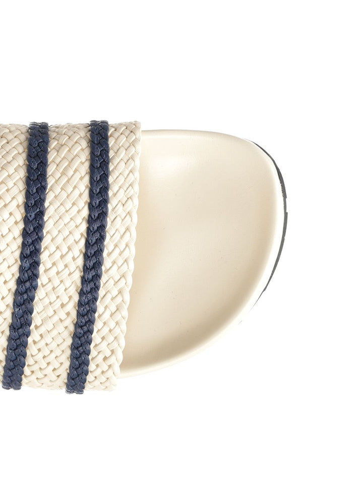 Adidas X Wales Bonner Adilette Sandali - Bianco | 970aab8a75a6735e48d13a156ad363d4e8e79d74
