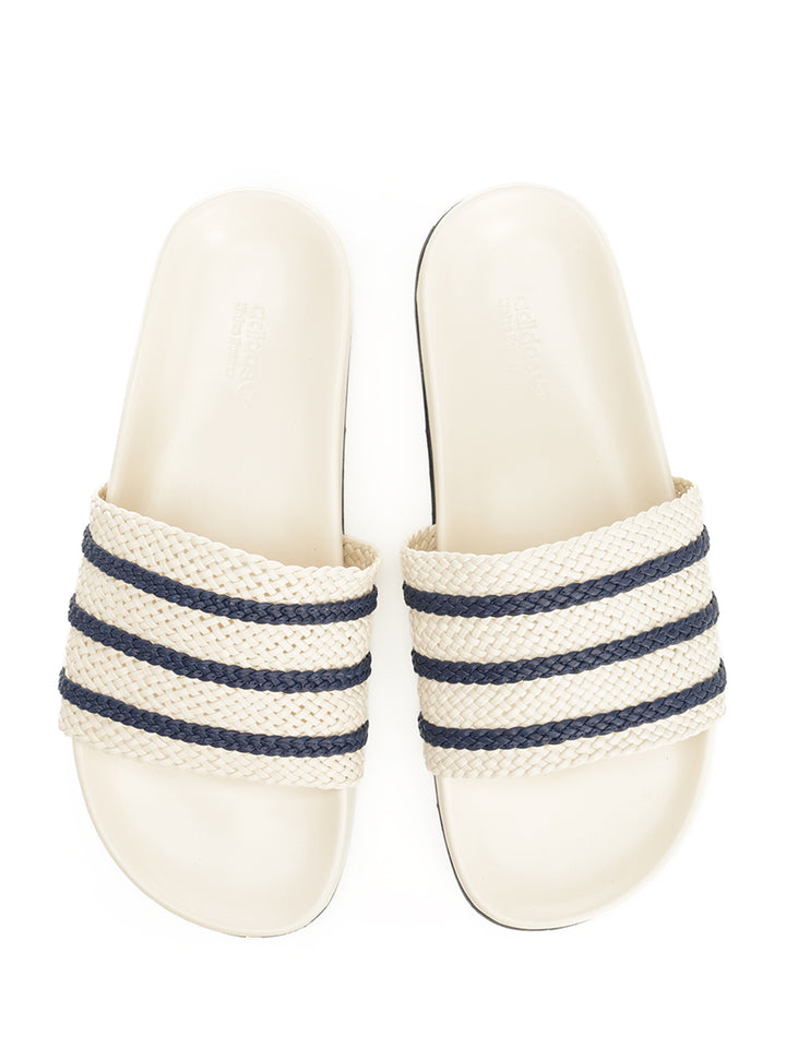 Adidas X Wales Bonner Adilette Sandali - Bianco | daba5e60876631286e0ad4c583c5ca7a61a9137a