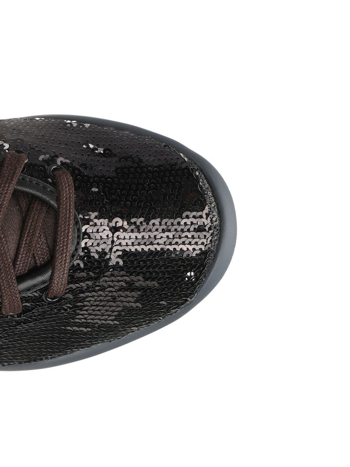 Adidas X Wales Bonner Wales Bonner Sequined Sneakers - Nero | 4bf3c8dc8697e14b74da13f218aa7c47132dc15f
