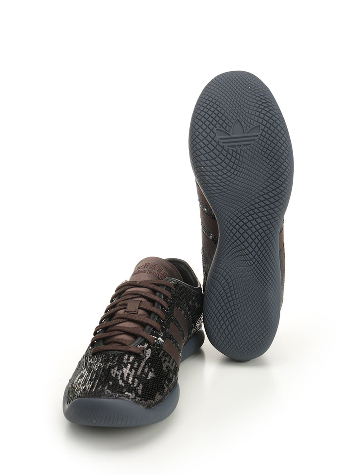 Adidas X Wales Bonner Wales Bonner Sequined Sneakers - Nero | b842e504a0344447d412229d8d1231062d79b701