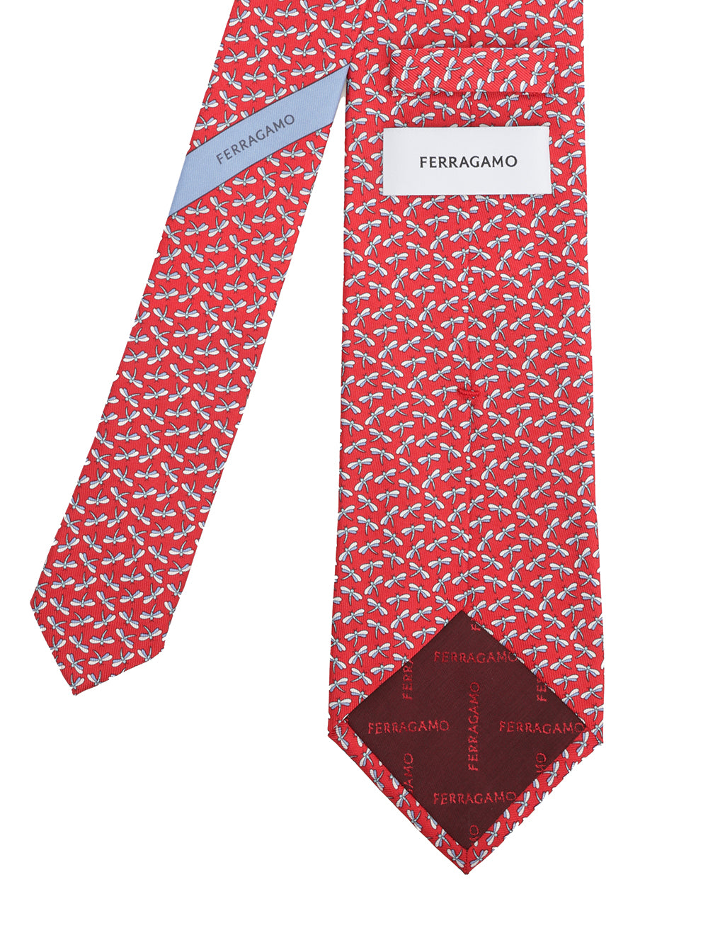 Ferragamo Silk Tie Ties And Bow Ties - Rosso | 920cfc0f97fda338a2882a591e8ed1838c25cbb7