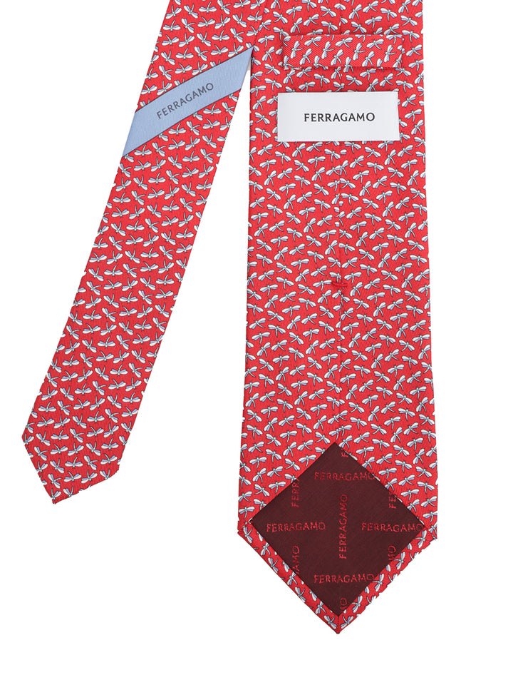 Ferragamo Silk Tie Ties And Bow Ties - Rosso | 920cfc0f97fda338a2882a591e8ed1838c25cbb7