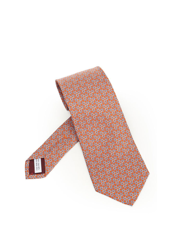 Ferragamo Silk Tie Ties And Bow Ties - Arancione | 2d9320e8794a08056f9ce0fbde349f0fcb5040c5