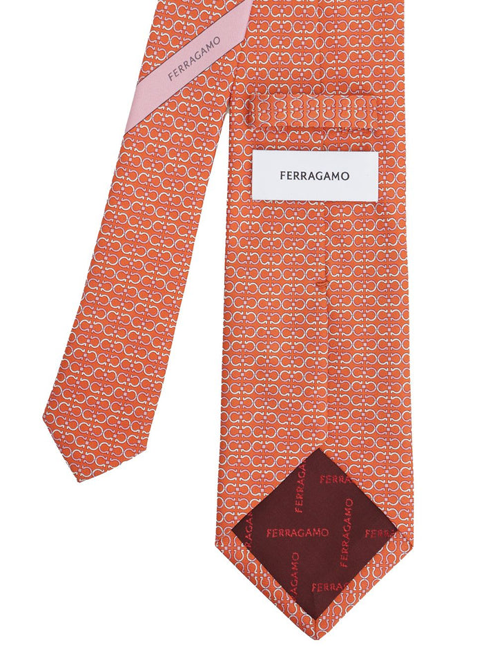 Ferragamo Silk Tie Ties And Bow Ties - Arancione | fd8200cc08d2cc5e994285de05693f339ffe40ae