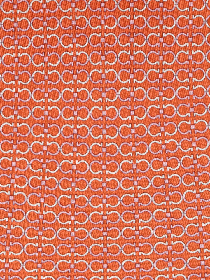Ferragamo Silk Tie Ties And Bow Ties - Arancione | b2b56cd77565a84300a3ff0052a6f1976f577e43