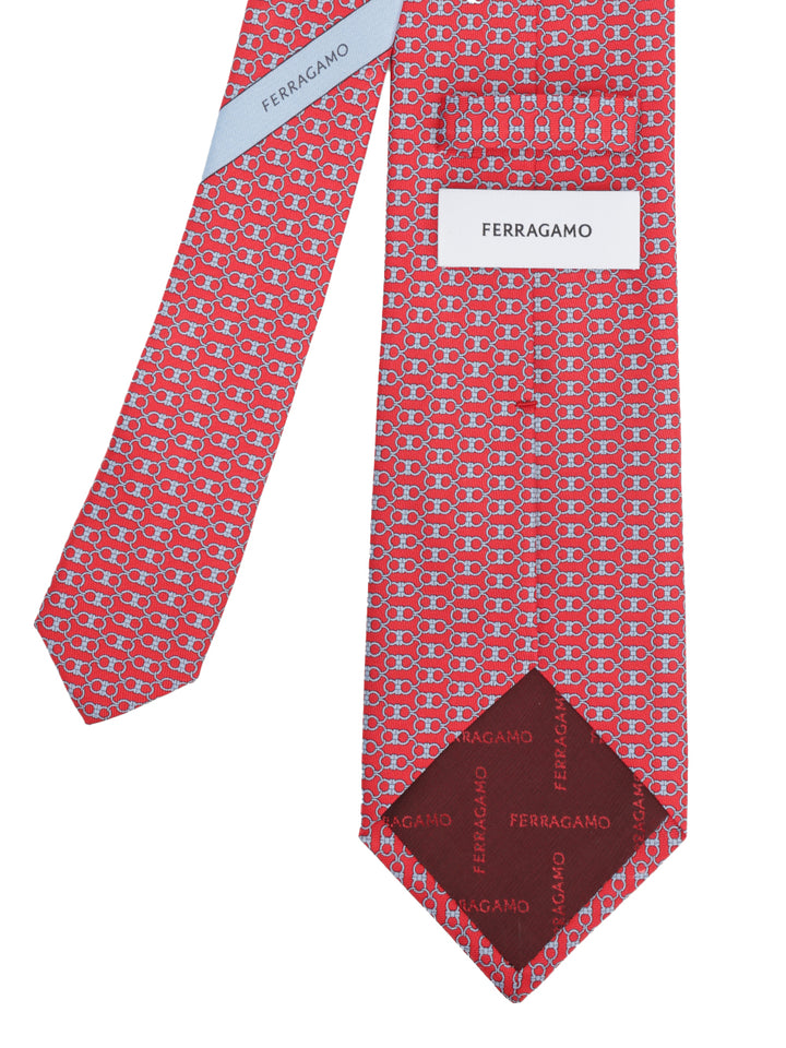 Ferragamo Silk Tie Ties And Bow Ties - Rosso | 3eed3354c34339f24e83ca90fb413301d3b811b7