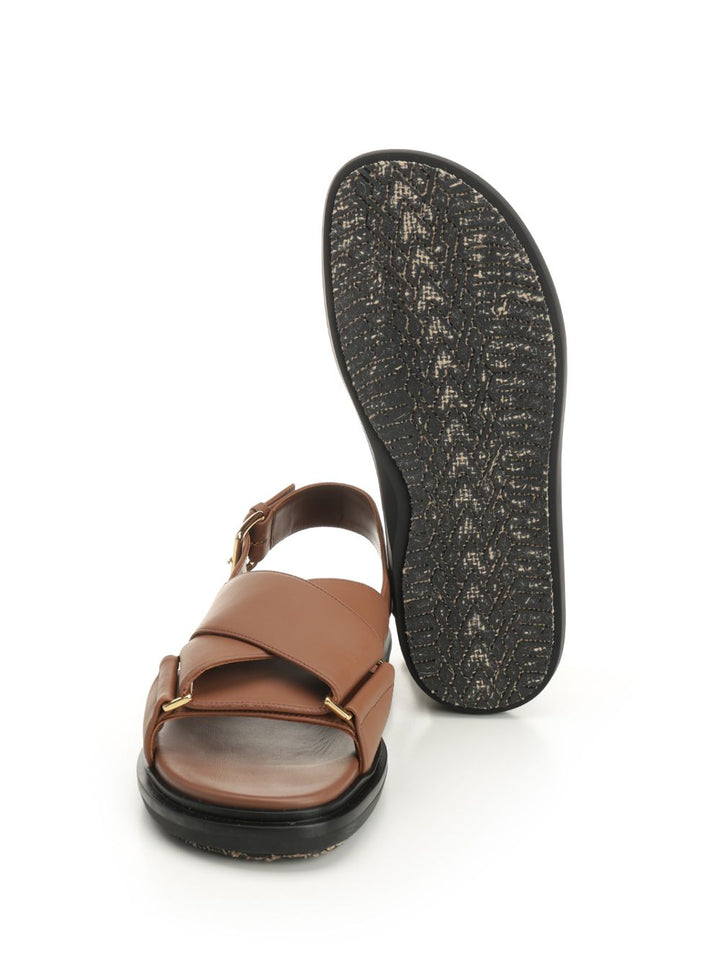 Marni Footbed Sandali - Marrone | a6f7366e00cae5d1a70cf0654513ab8c84d05639