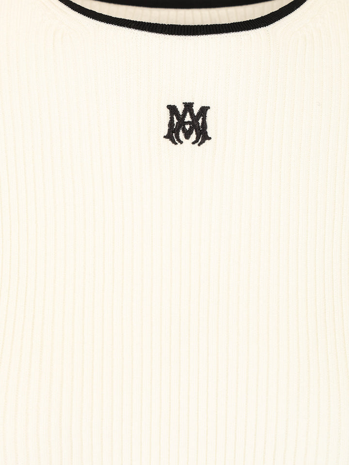 Amiri Crop T-Shirt - Bianco | 6eed74eaa49f952d9c60d1ae6c736f63addc0a93