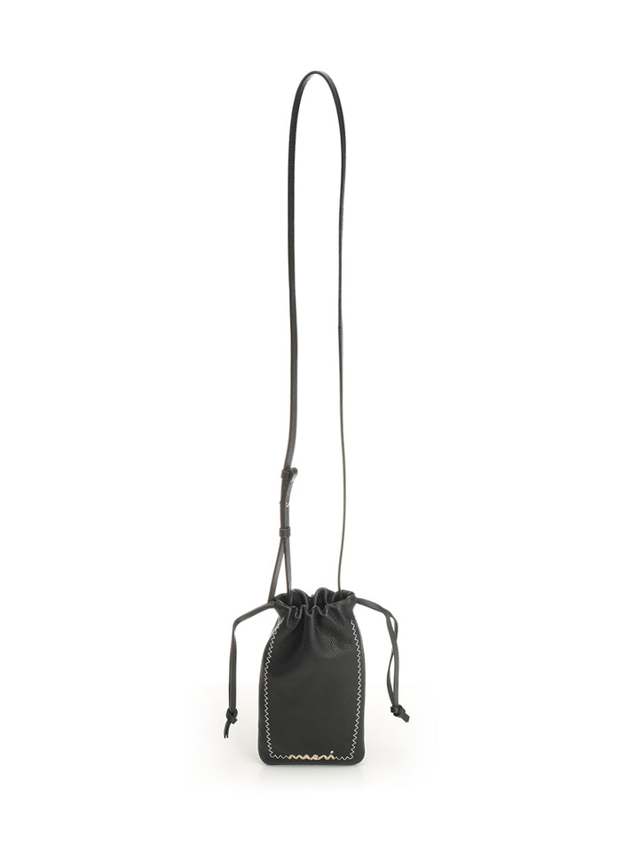 Marni Leather Phone Holder Handbags - Nero | 1f8558a6837d0ef7b6ce0b6b9ff1429b1847d93b