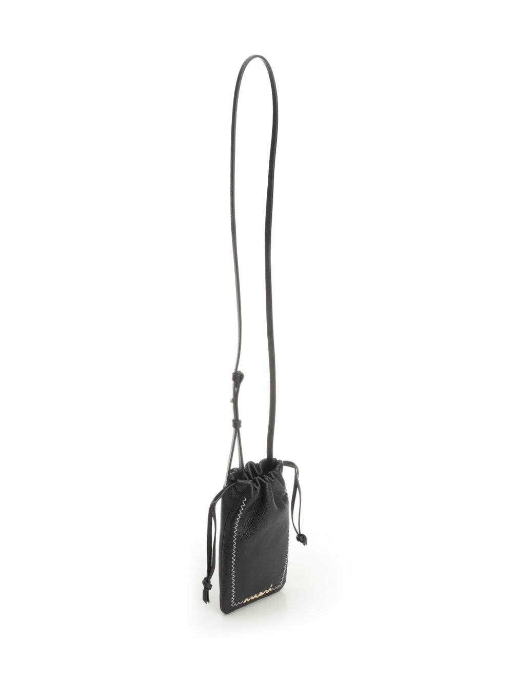 Marni Leather Phone Holder Handbags - Nero | 50c9f549b6ea9d5dd4df599225587360bd3c99c1