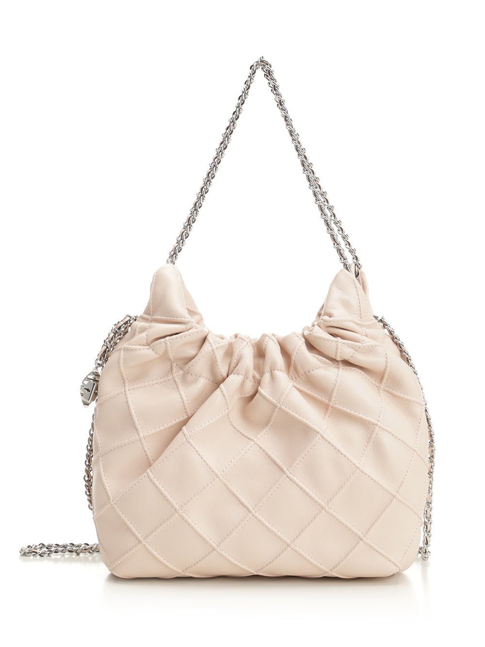 Tory Burch Fleming Drawstring Bag Handbags - Beige | 40429346af63733253607f7411d1ec3d982bb163