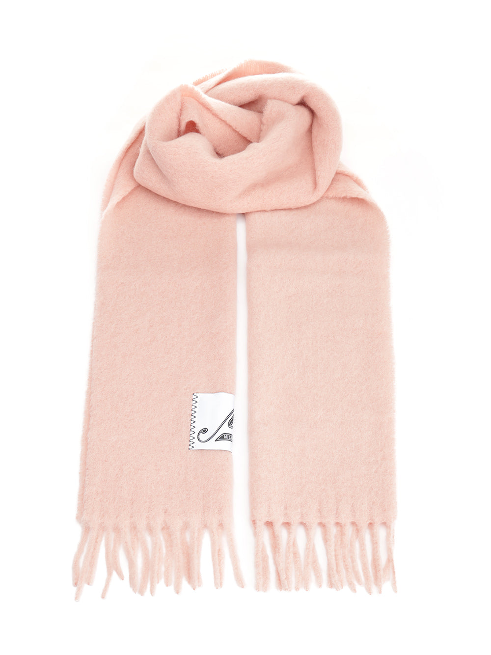Marni Alpaca Scarf Scarves And Foulards - Rose | 3fe5ffa1b1c9675a8d6df755df62735f3caef89a