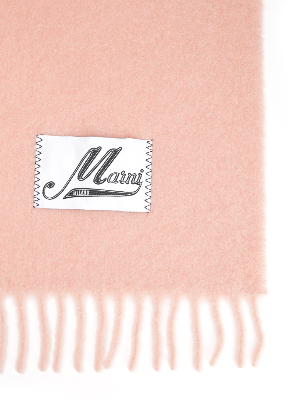 Marni Alpaca Scarf Scarves And Foulards - Rose | 080f40d3bb8ba6d6337e29d3b14921109504bb50