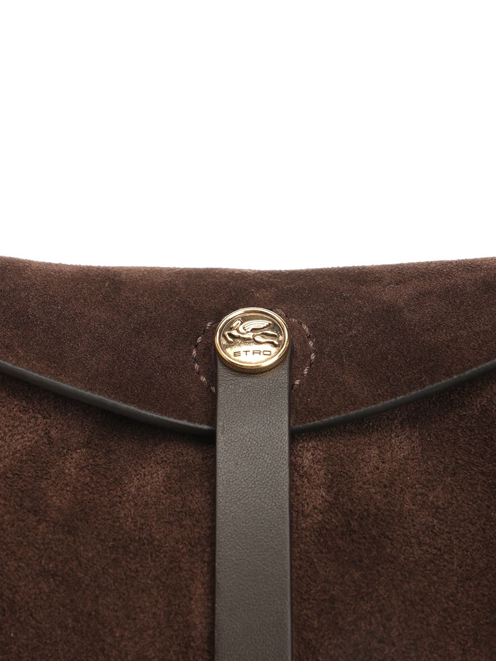 Etro Suede Shoulder Bag Shoulder Bags - Marrone | a9b801216f7a3278cfc5be8c254d6d17c0345e51