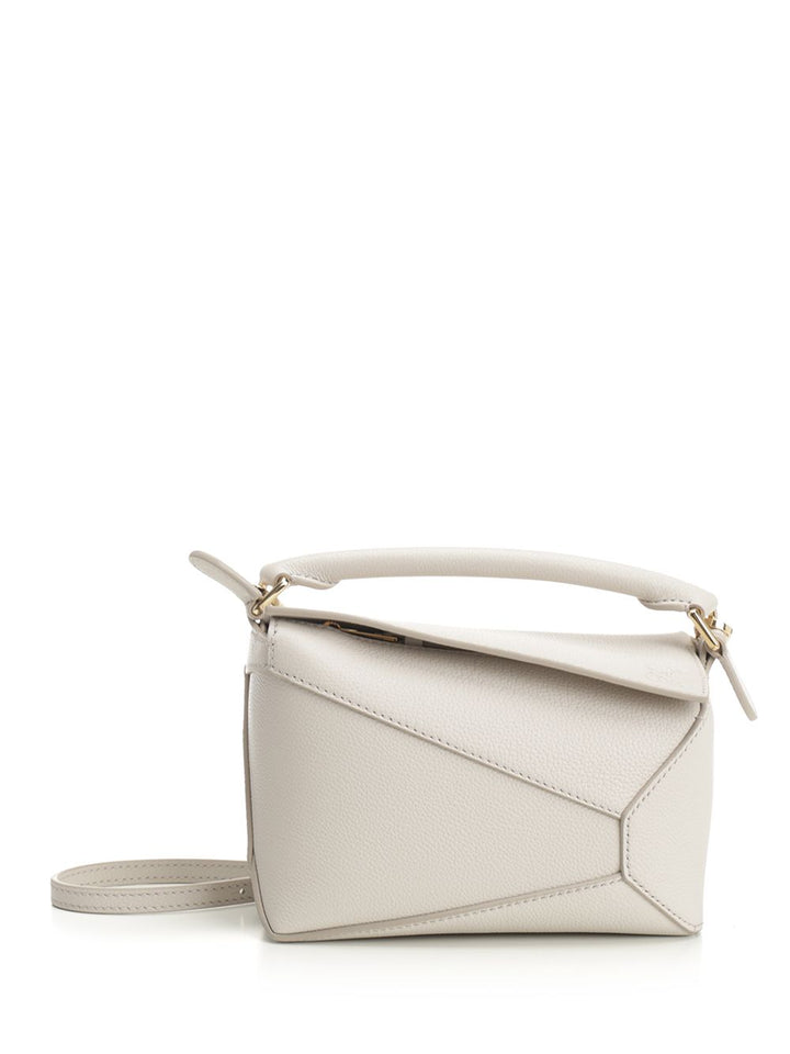 Loewe Puzzle Edge Handbags - Bianco | 251b8711d0ae6dffb2484fd0586986498be5e81e
