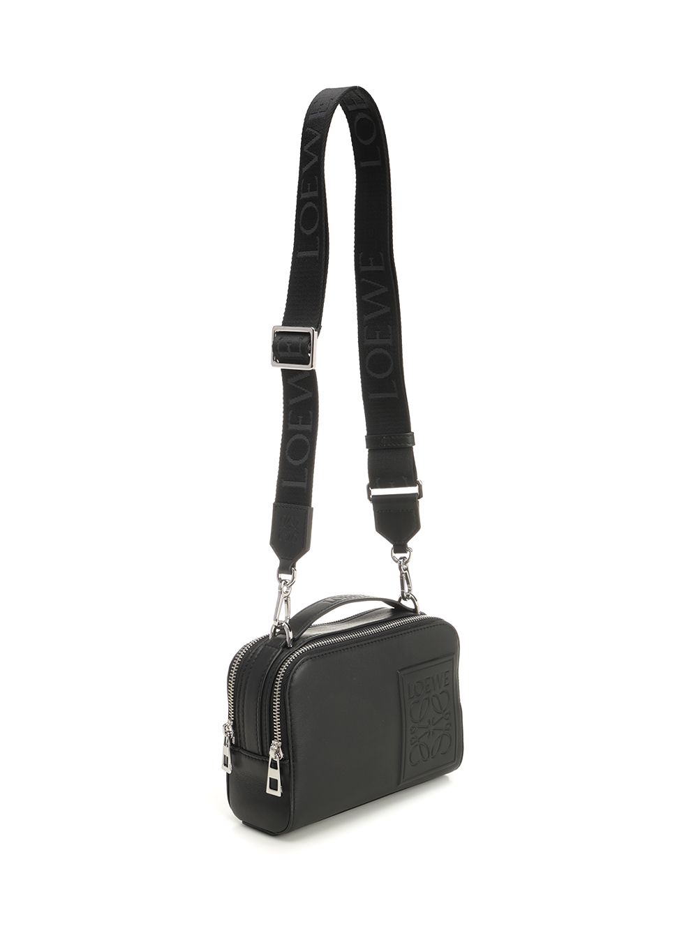 Loewe Black Leather Camera Bag Small leather goods - Nero | 9960b935a16af484bfb6d18259b4518ef86ceb07