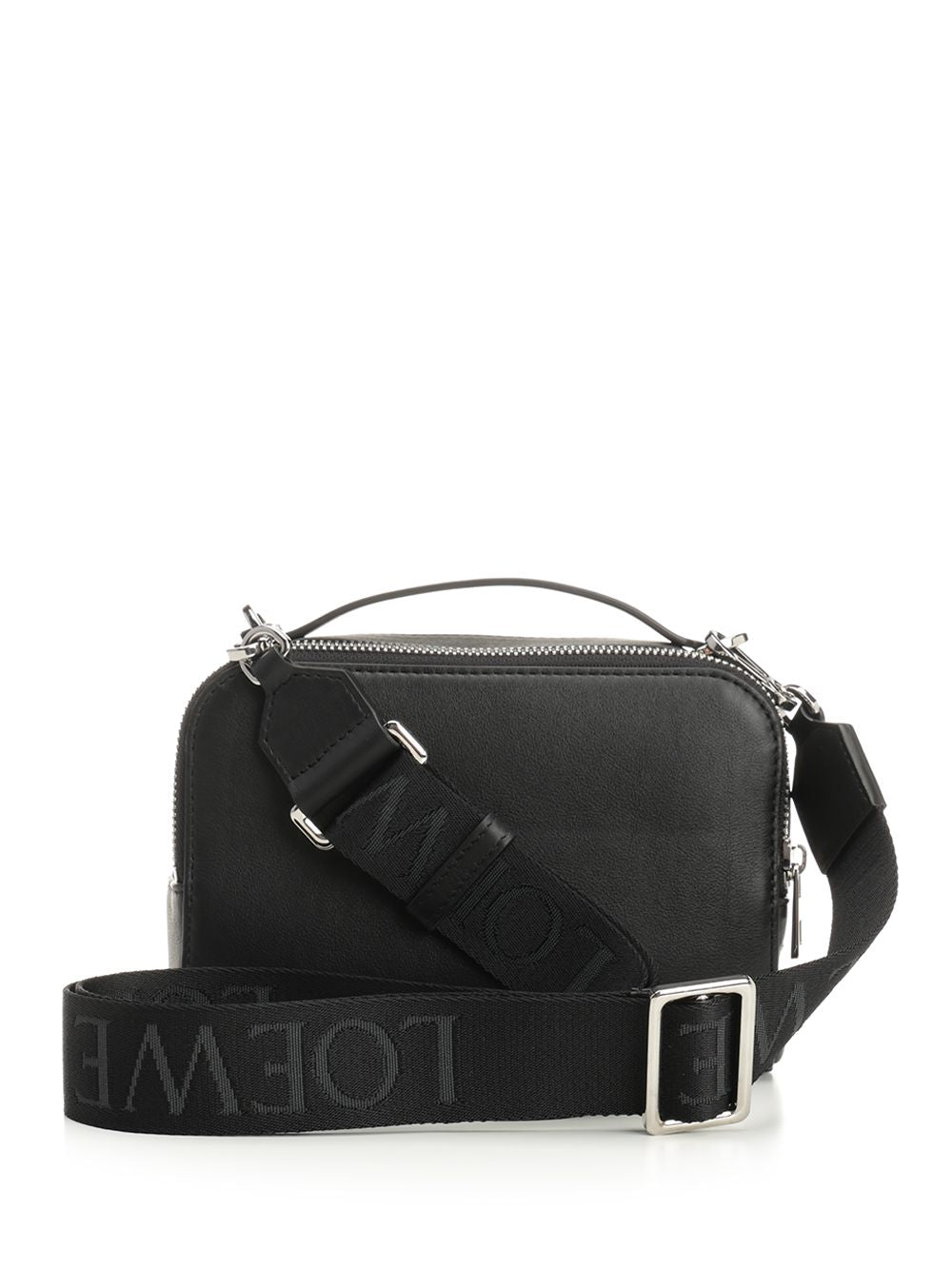 Loewe Black Leather Camera Bag Small leather goods - Nero | 096b9d036b812192884304b7afa3cbf59e3572d9