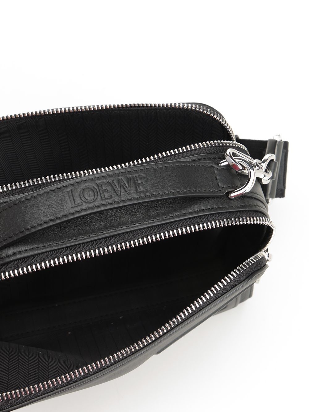 Loewe Black Leather Camera Bag Small leather goods - Nero | 01ca297a8197f728221bd0b56b666bcd081dd4cc