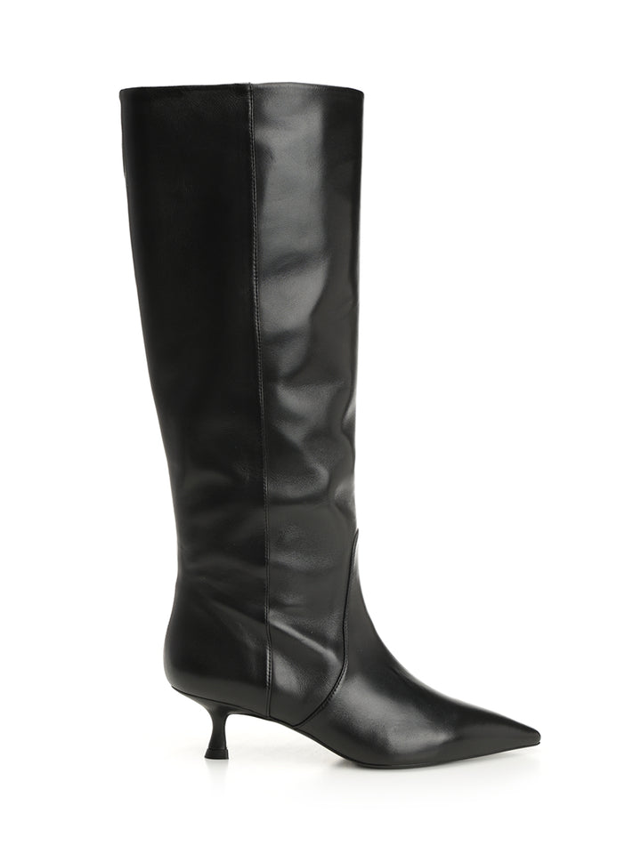 Stuart Weitzman Naomi 50 Boots - Nero | 72b20c9fe5692644b4aaf05d1afc4672b885172c