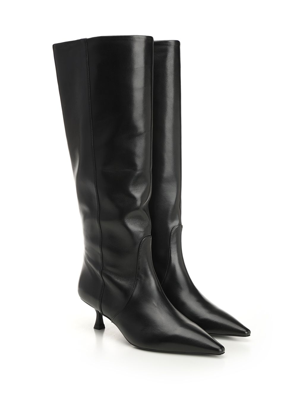 Stuart Weitzman Naomi 50 Boots - Nero | 65fe2de5f5f6cc0fc2541f7aa67c52adfb443ebc